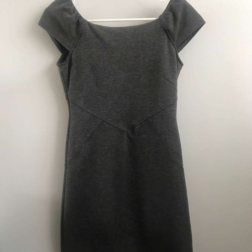GAP charcoal gray dress